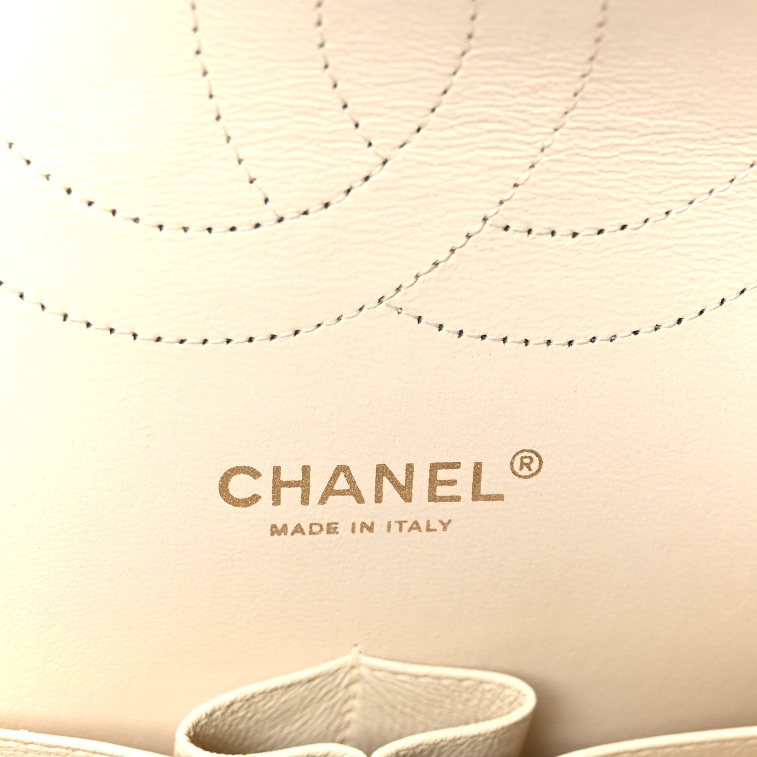 Chanel Caviar Quilted Jumbo Double Flap White 6 of 11