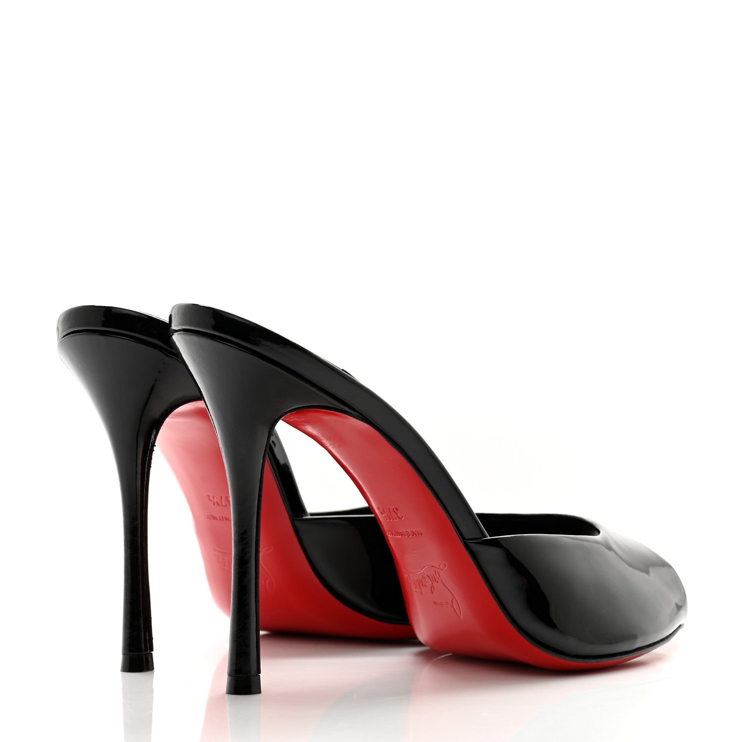 Christian Louboutin Patent Me Dolly 100 Sandals 37.5 Black 4 of 9