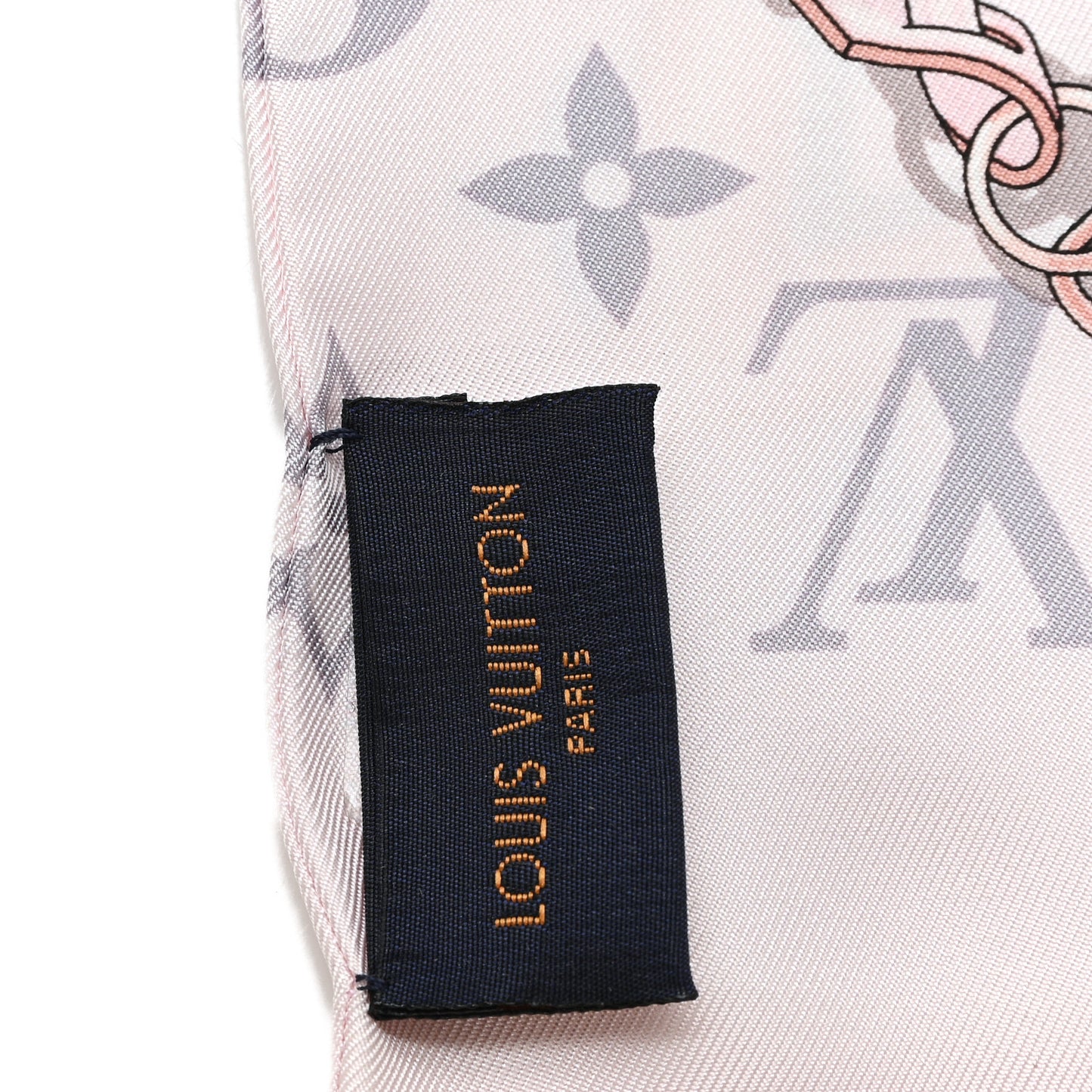 Silk Monogram Confidential Bandeau Light Pink