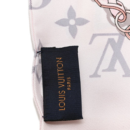 Louis Vuitton Silk Monogram Confidential Bandeau Light Pink 3 of 3