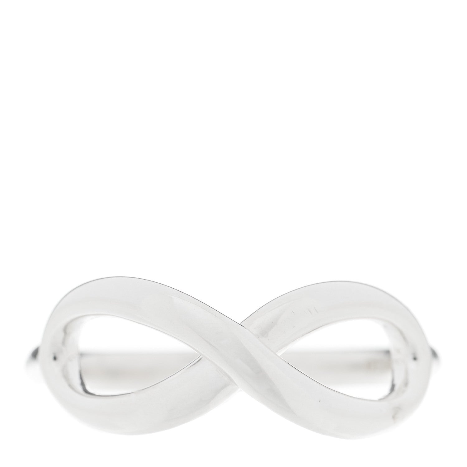 Tiffany Sterling Silver Infinity Ring 50 5.5 1 of 3