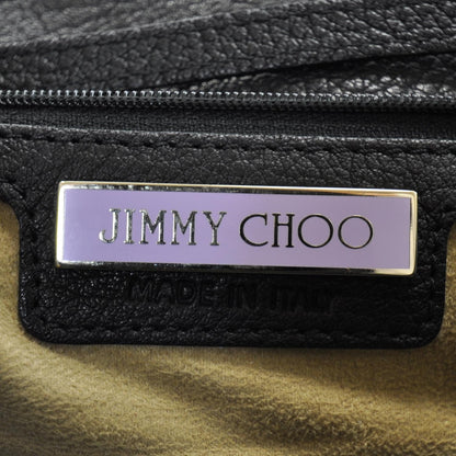Jimmy Choo Calfskin Medium Rosalie Satchel Black 7 of 8