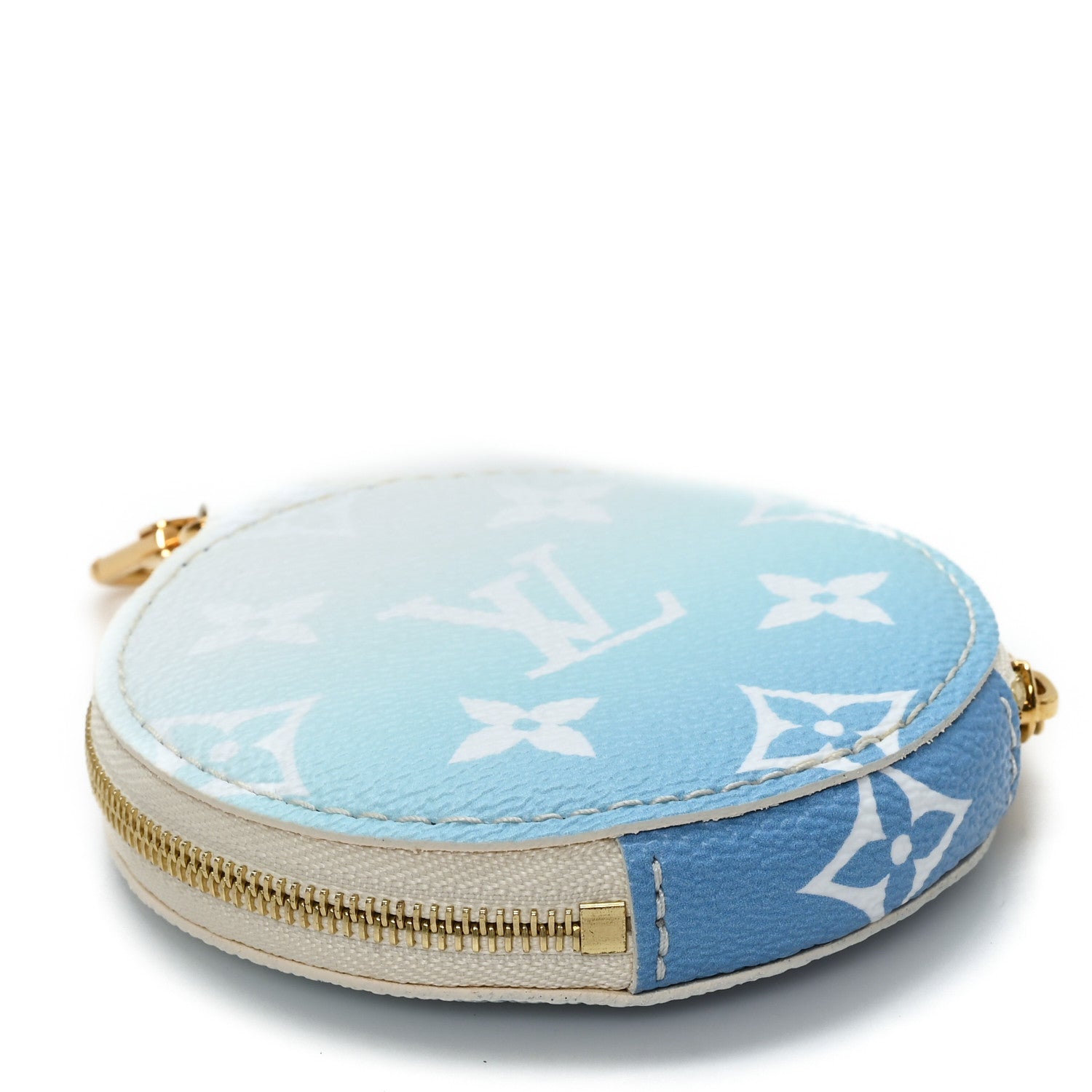 Louis Vuitton Monogram Giant By The Pool Multi Pochette Accessories Round Coin Purse Blue 4 of 6