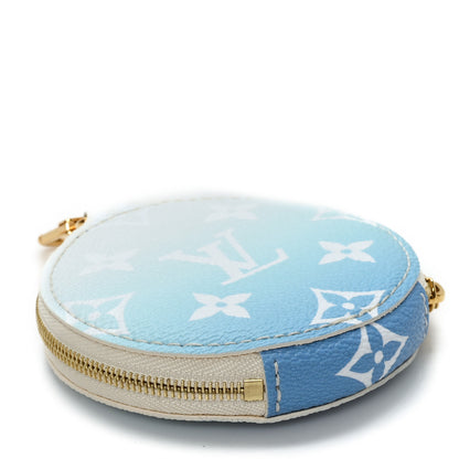 Louis Vuitton Monogram Giant By The Pool Multi Pochette Accessories Round Coin Purse Blue 4 of 6