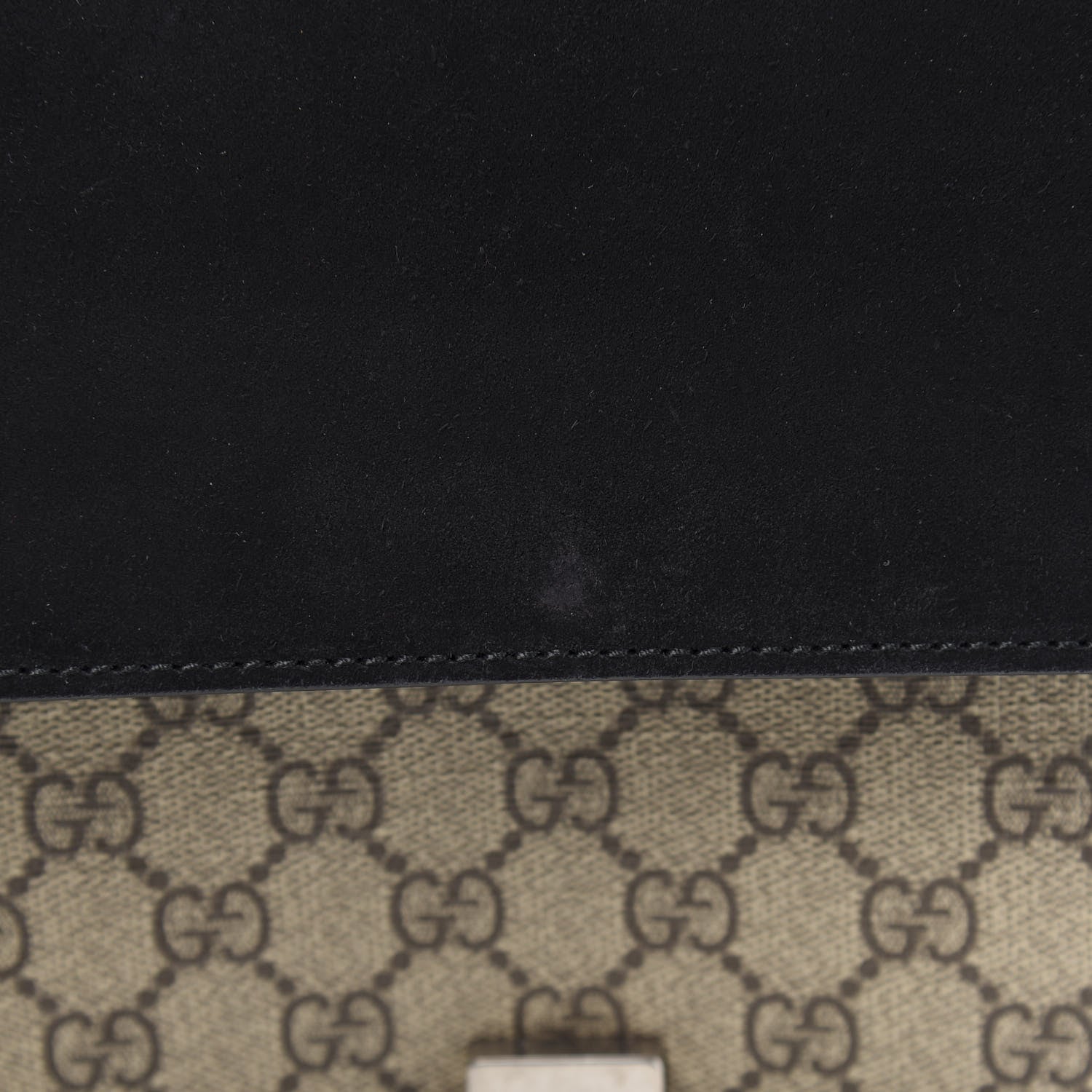 Gucci GG Supreme Monogram Medium Dionysus Shoulder Bag Black 10 of 16