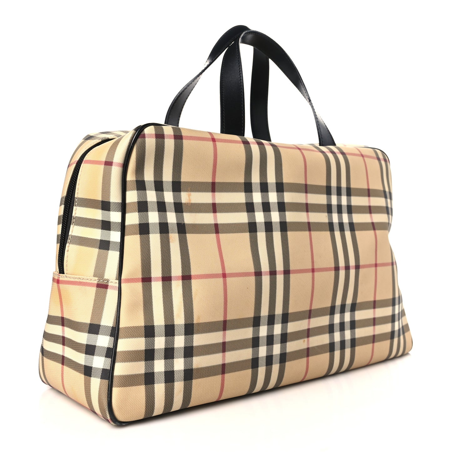Canvas House Check Top Handle Bag