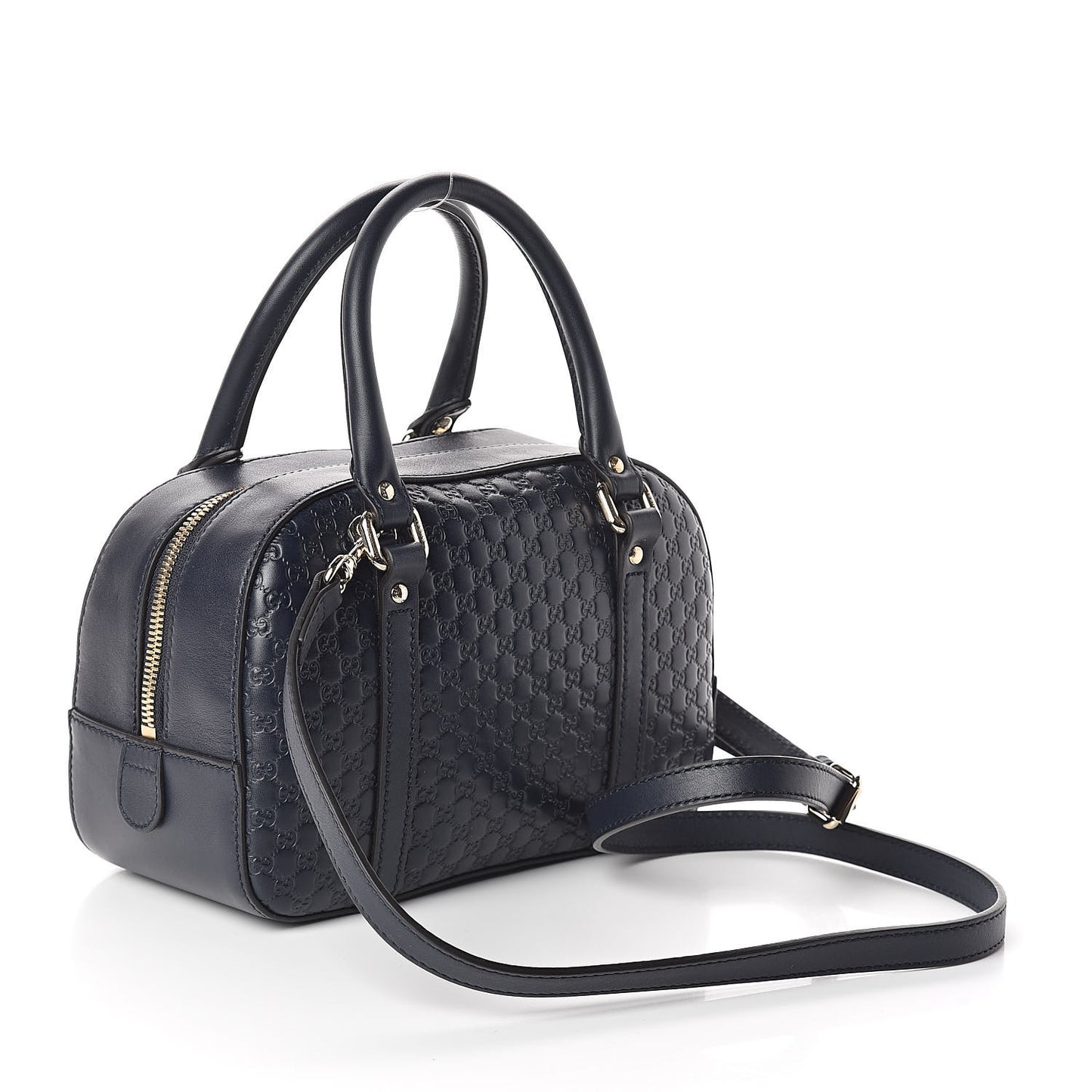 Soft Microguccissima Small Crossbody Bag Blue