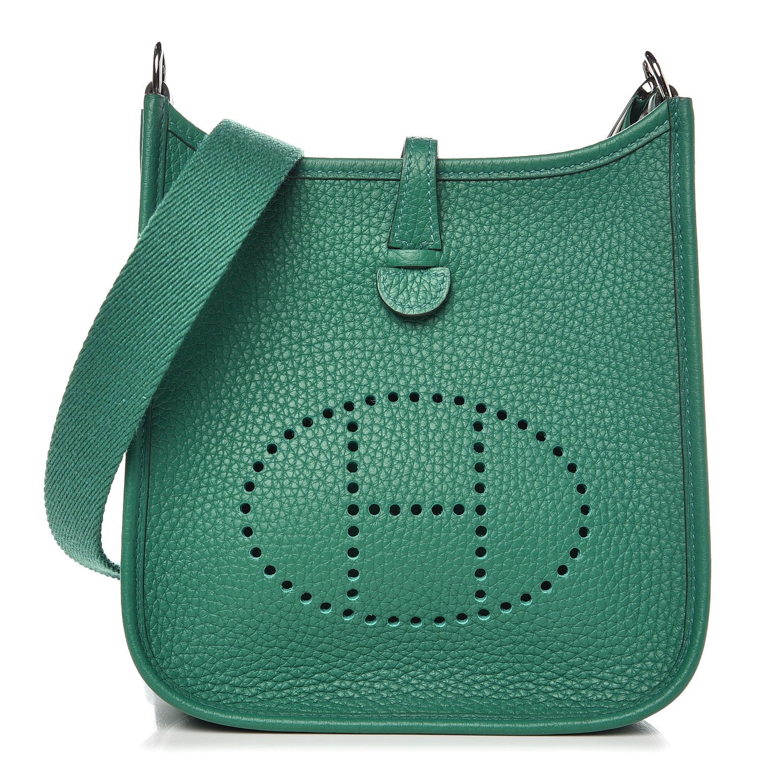 Hermes Taurillon Clemence Evelyne TPM Vert Vertigo 1 of 8