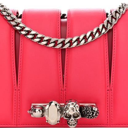 Alexander McQueen Calfskin Small Slash Bag Fuscia Lipstick 8 of 10