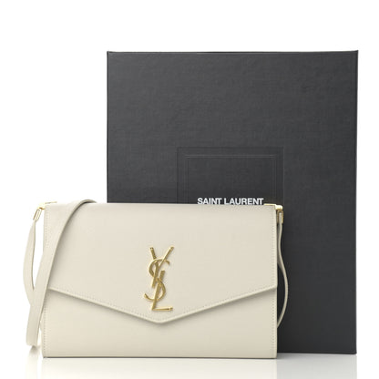 Saint Laurent Grain de Poudre Mini Uptown Crossbody Bag Porcellana 12 of 12