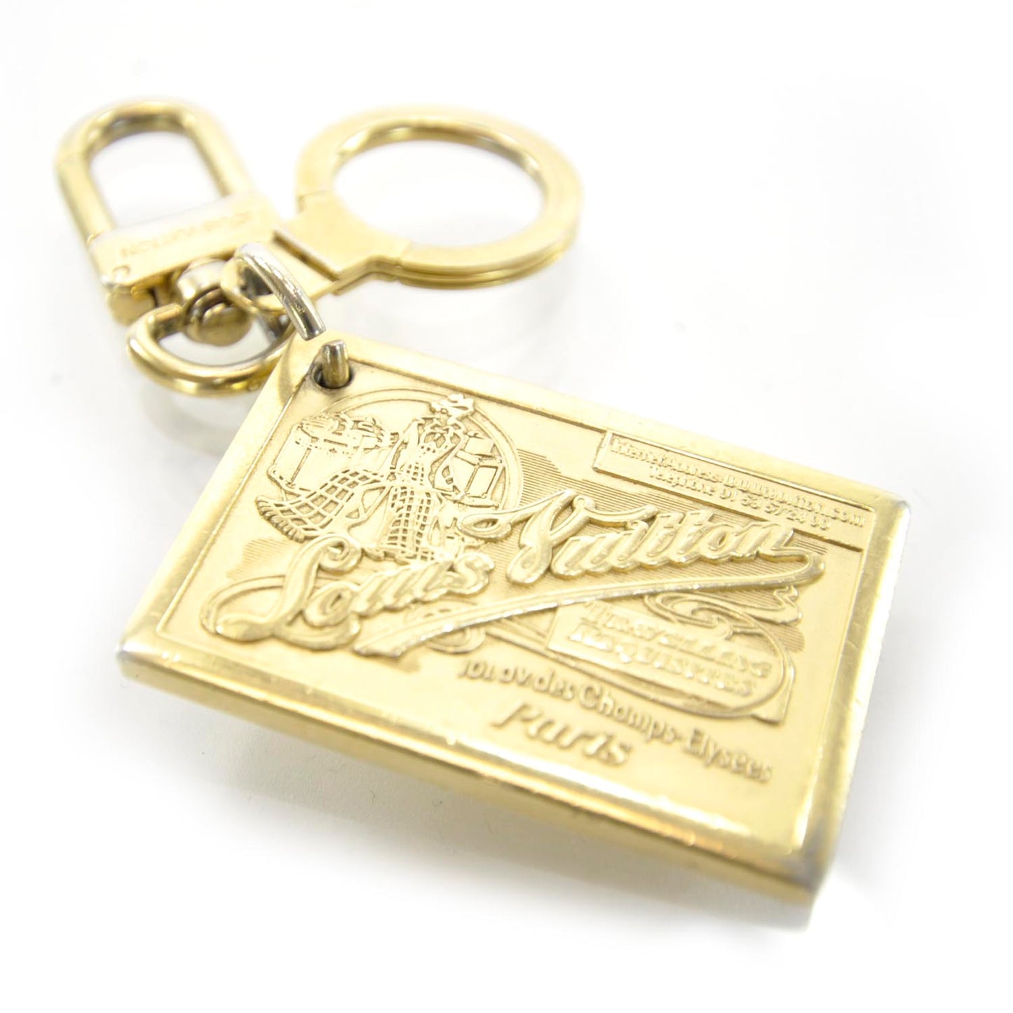 Travel Chain Extender Key Ring Gold