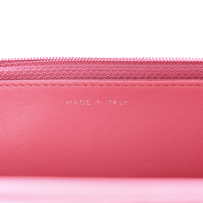 Chanel Lambskin Quilted Wallet On Chain WOC Pink 7 of 17