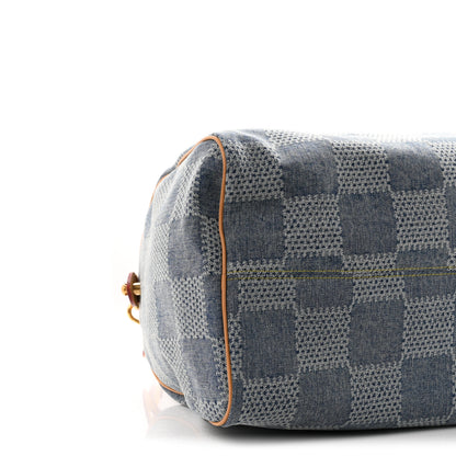 Louis Vuitton Damier Denim 3D Speedy Bandouliere 40 Bleu 7 of 9