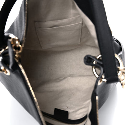Gucci Pebbled Calfskin Large Soho Hobo Black 5 of 20