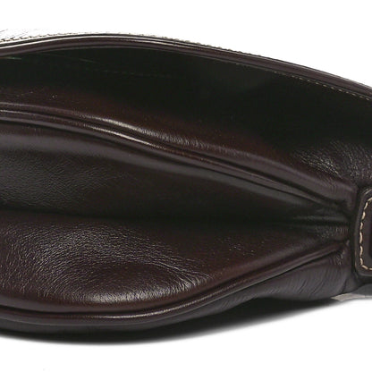 Gucci Calfskin Web Small Britt Shoulder Bag Brown 10 of 10