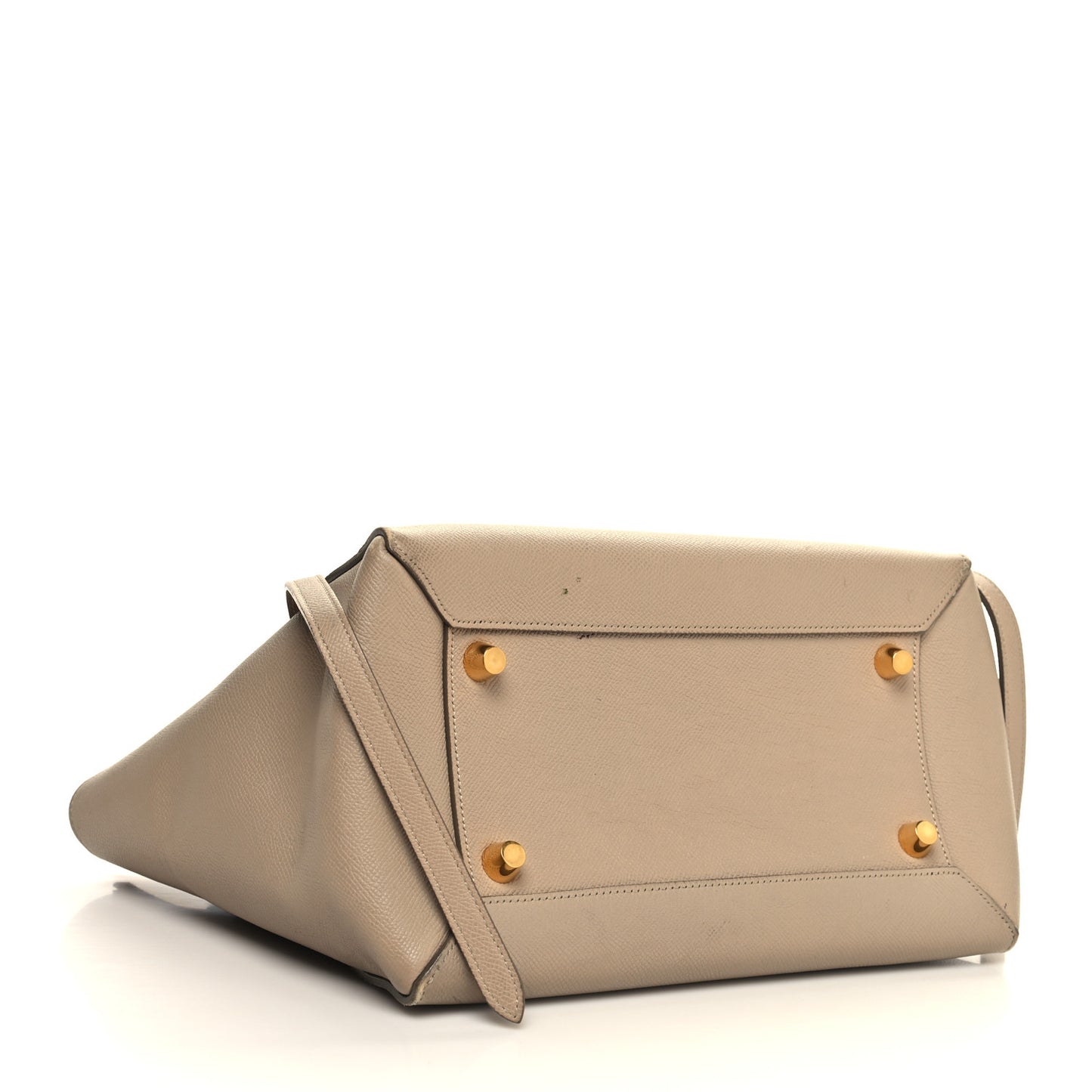 Grained Calfskin Mini Belt Bag Light Taupe