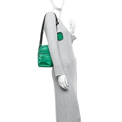 Versace Nylon Palazzo Medusa Crossbody Bag Green 2 of 12