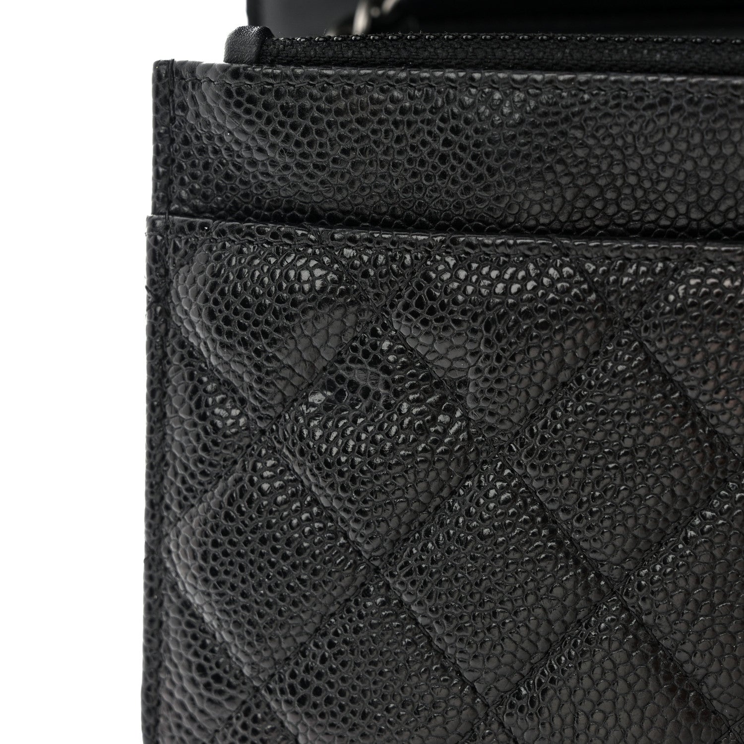 Chanel Caviar Quilted Boy Wallet On Chain WOC Black 12 of 14