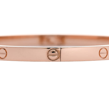 Cartier 18K Pink Gold Small LOVE Bracelet 16 4 of 8