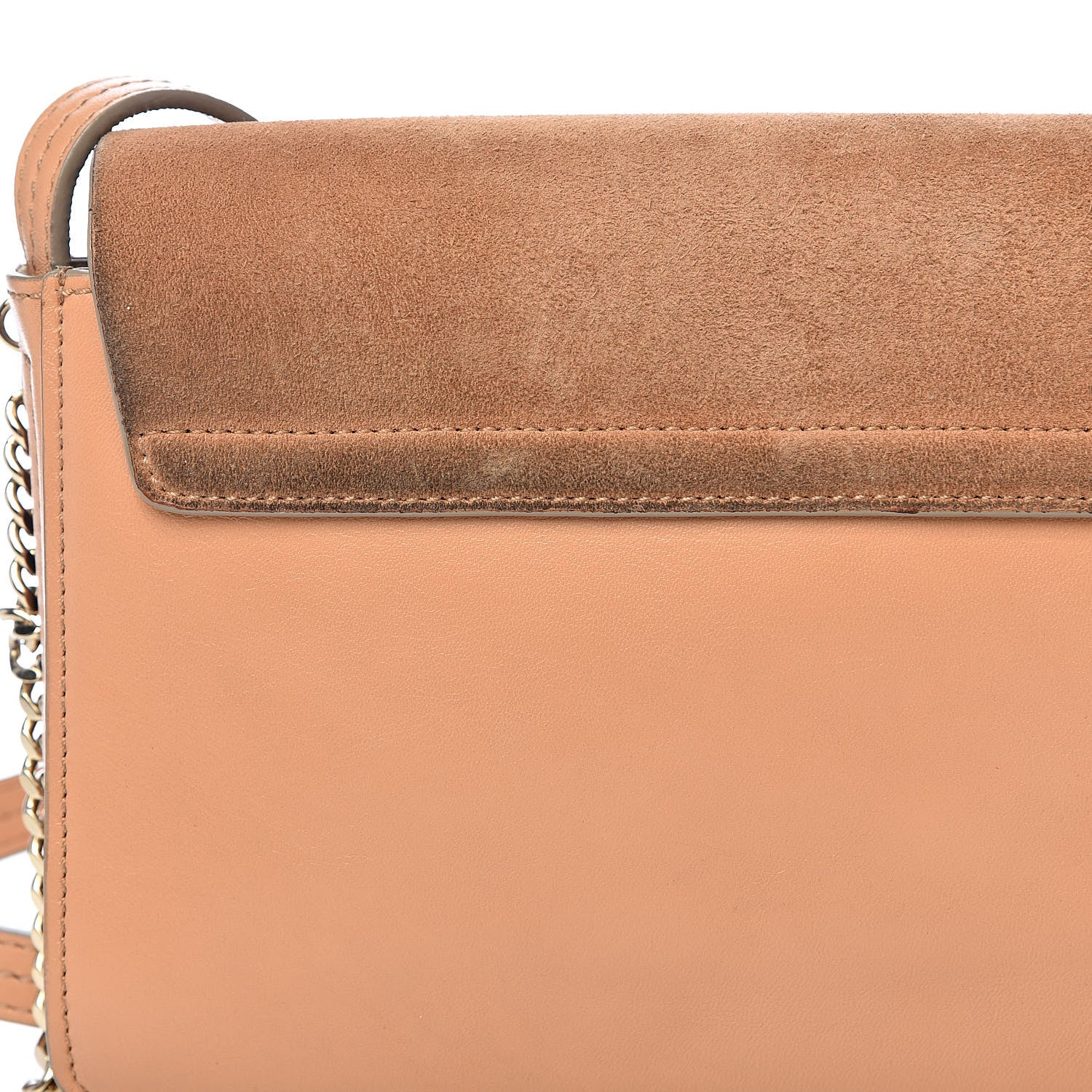 Chloe Suede Calfskin Small Faye Shoulder Bag Blushy Pink 13 of 19