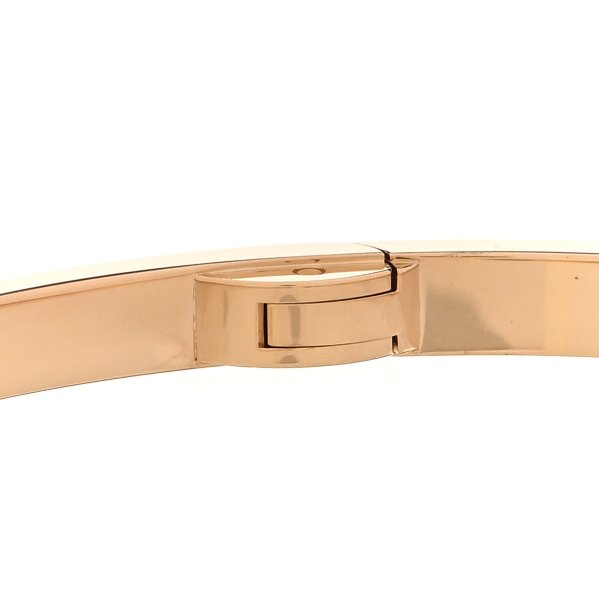 18K Yellow Gold Diamond Small LOVE Paved Bracelet 19
