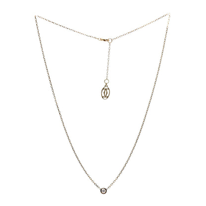 Cartier 18K Pink Gold Diamond SM D'Amour Pendant Necklace 3 of 6