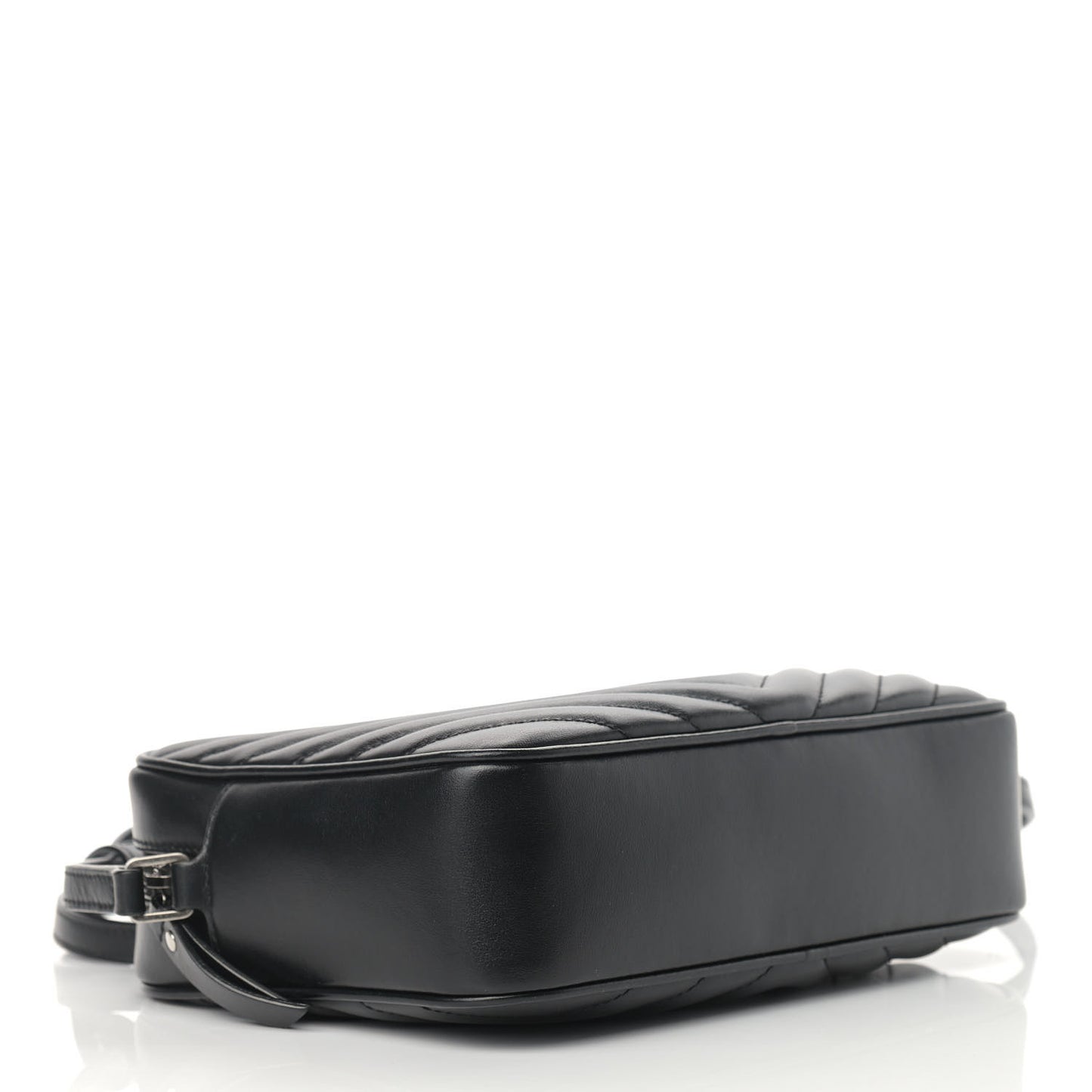 Calfskin Matelasse Monogram Lou Camera Bag Black