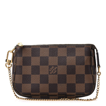 Louis Vuitton Damier Ebene Mini Pochette Accessories 1 of 9