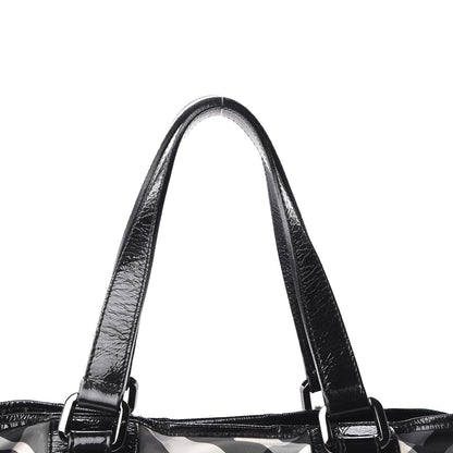 Burberry Nylon Beat Check Small Victoria Tote Black 9 of 12