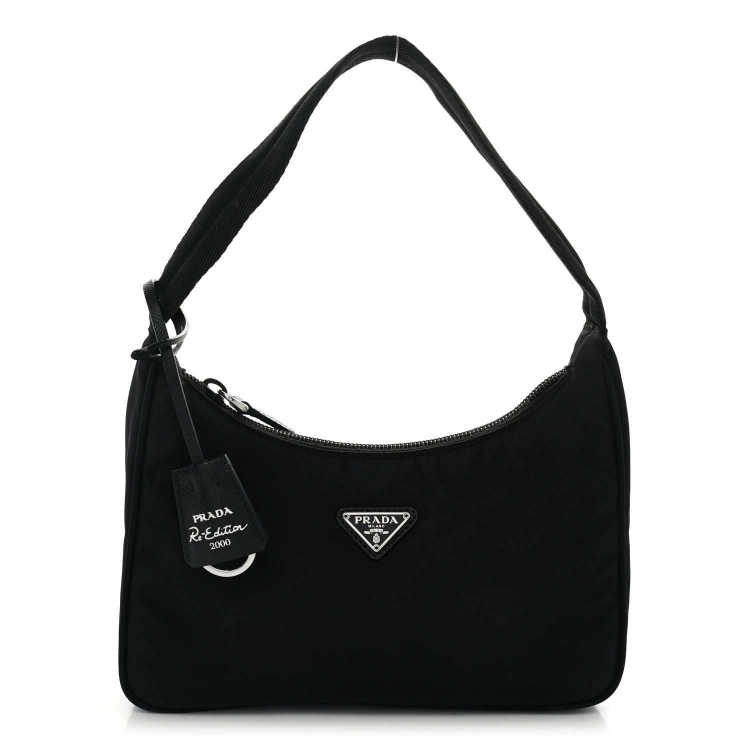 Prada Tessuto Nylon Mini Re-Edition 2000 Bag Black 1 of 10