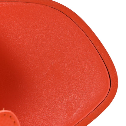 Hermes Epsom Oran Sandals 36 Orange Poppy 10 of 10