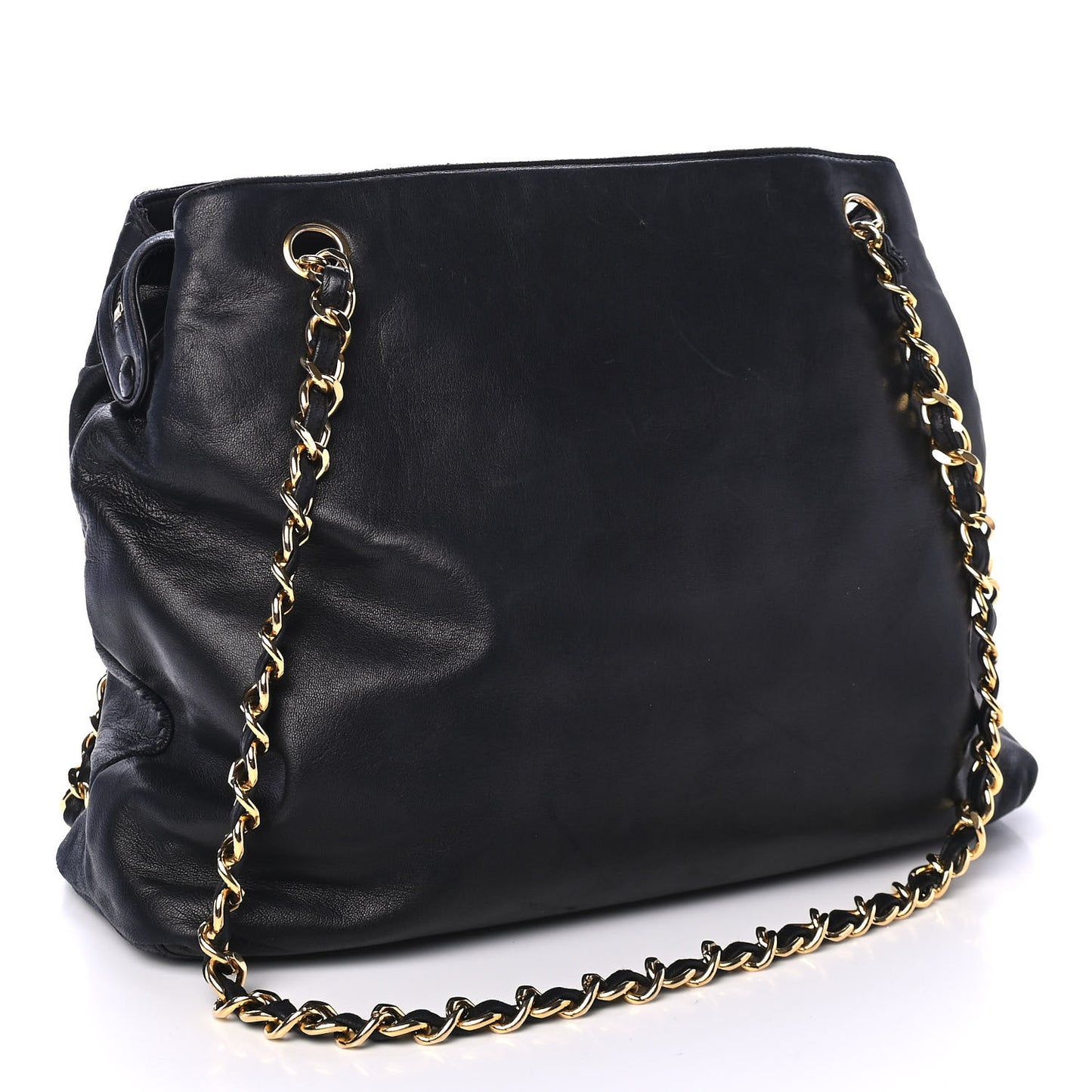 Lambskin CC Shoulder Bag Black