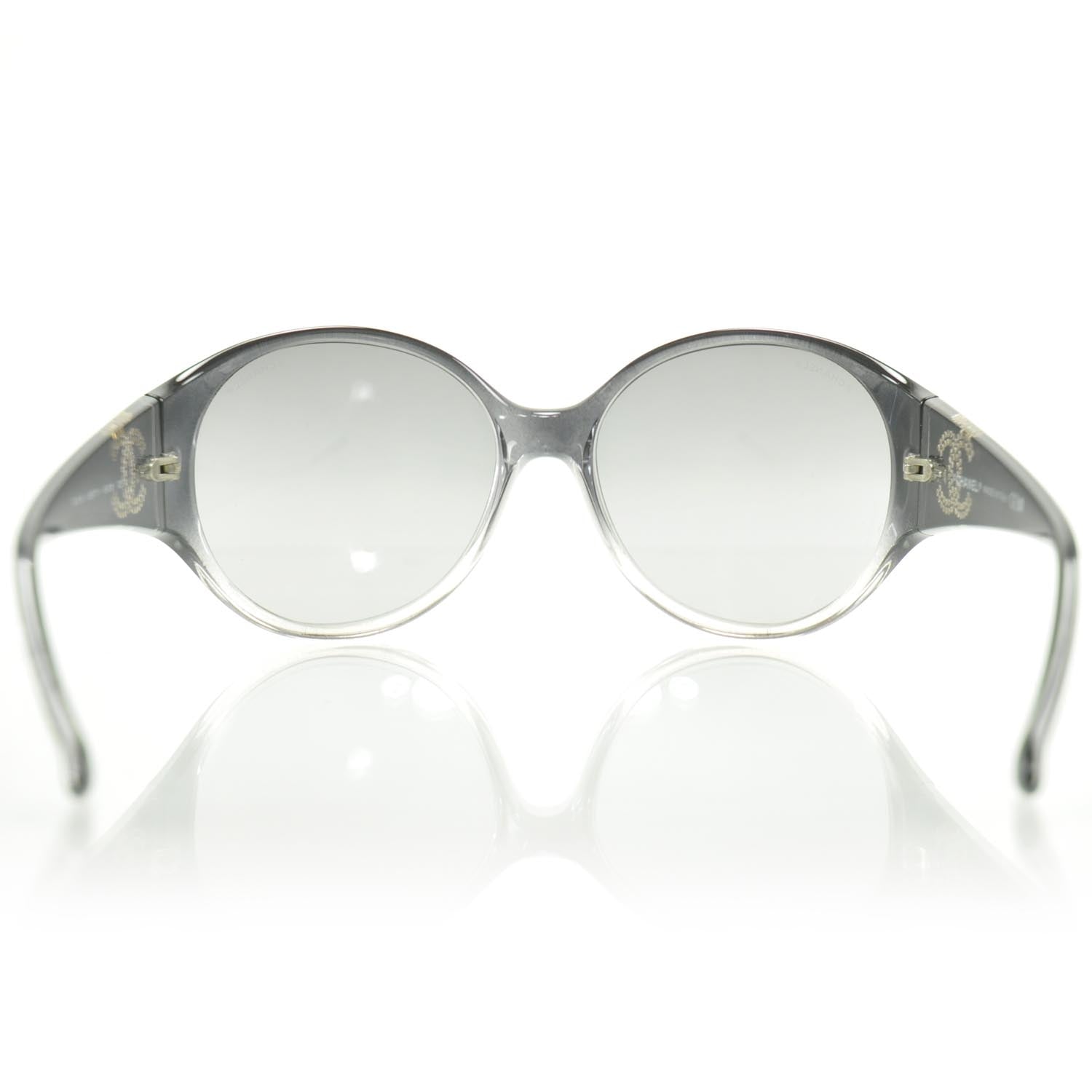 Chanel Crystal CC Logo Sunglasses 6013 B 3 of 6