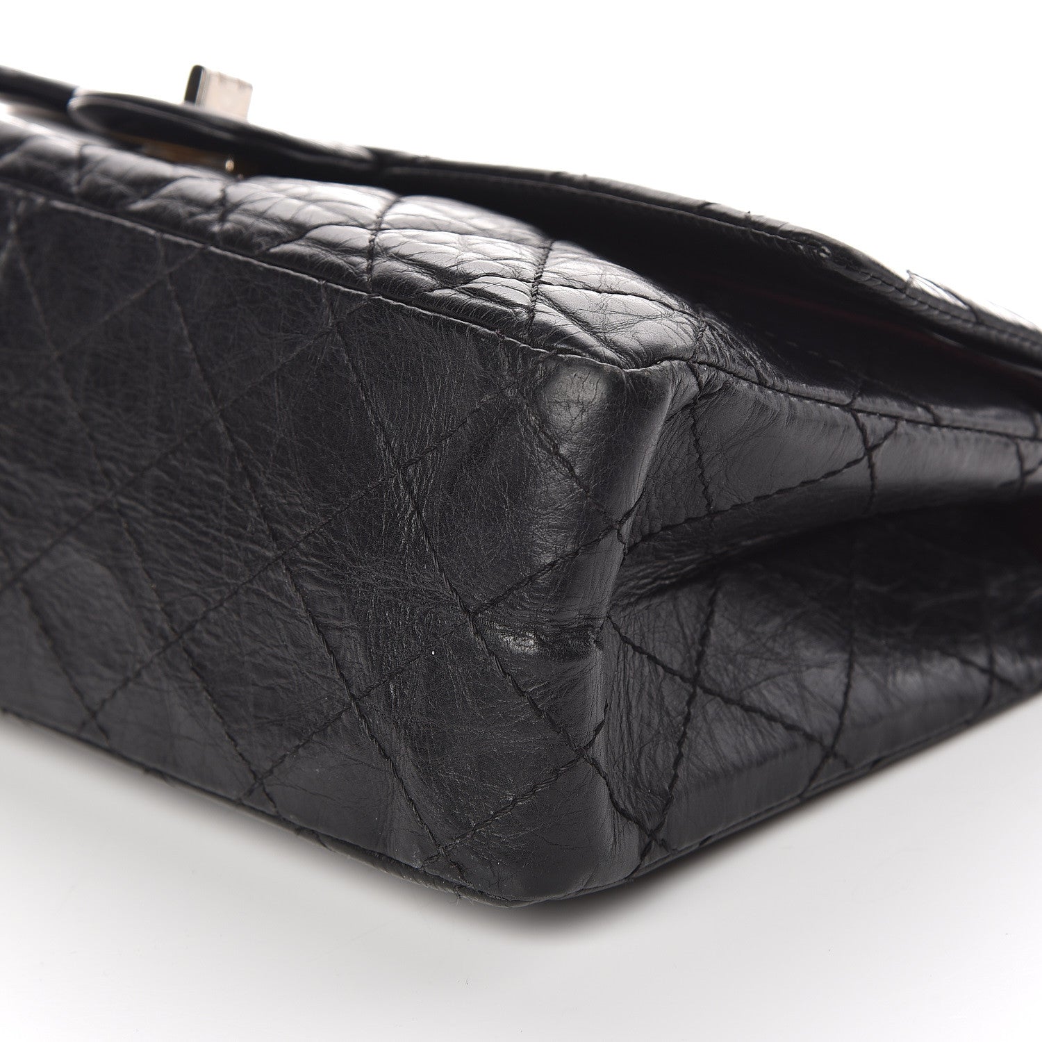 Chanel Aged Calfskin Quilted 2.55 Reissue 226 Flap Black 6 of 11