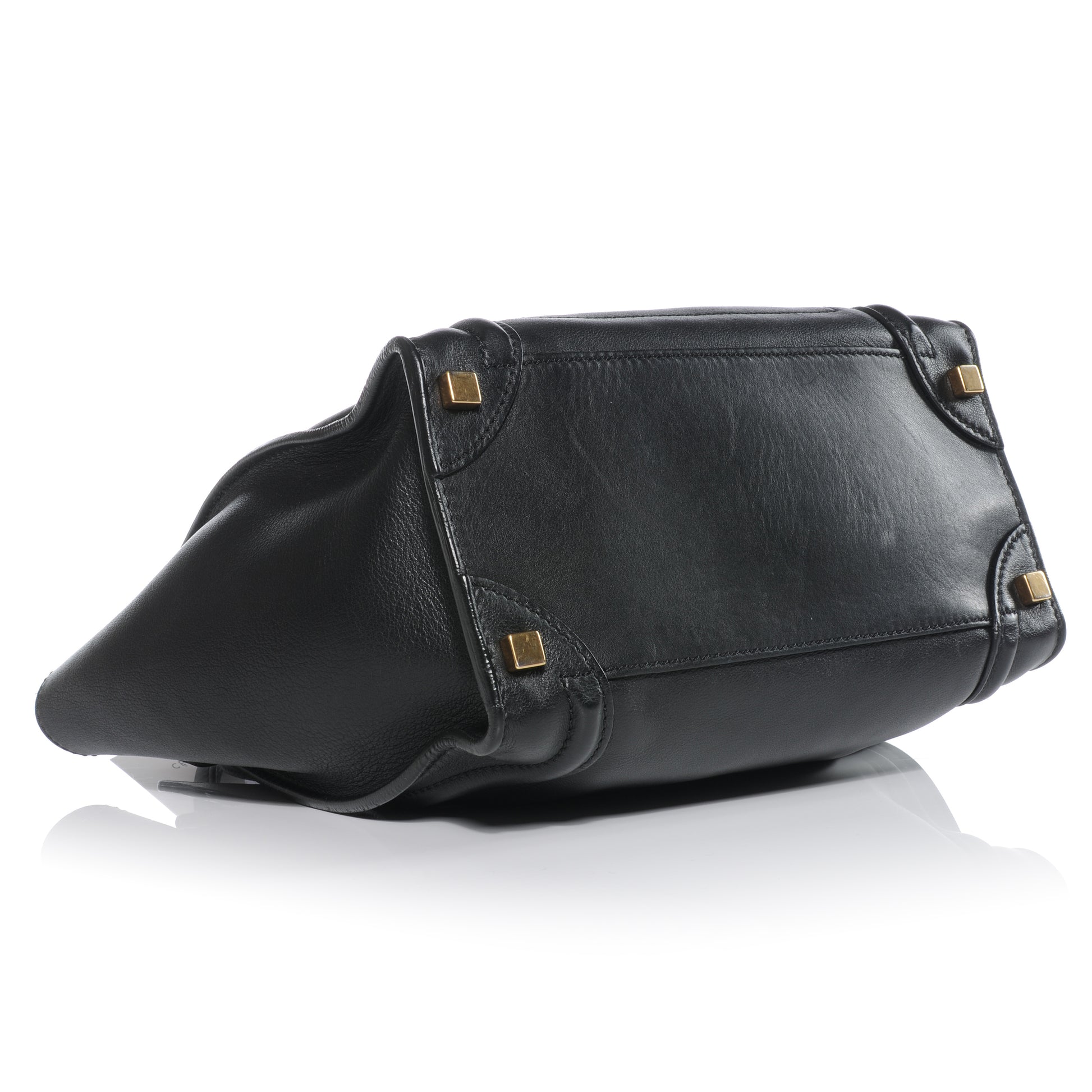 Celine Smooth Calfskin Micro Luggage Black 4 of 10