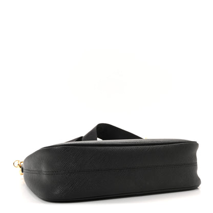 Prada Saffiano Lux Re-Edition 2005 Shoulder Bag Black 8 of 17