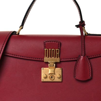 Christian Dior Calfskin Dioraddict Top Handle Red 2 of 7