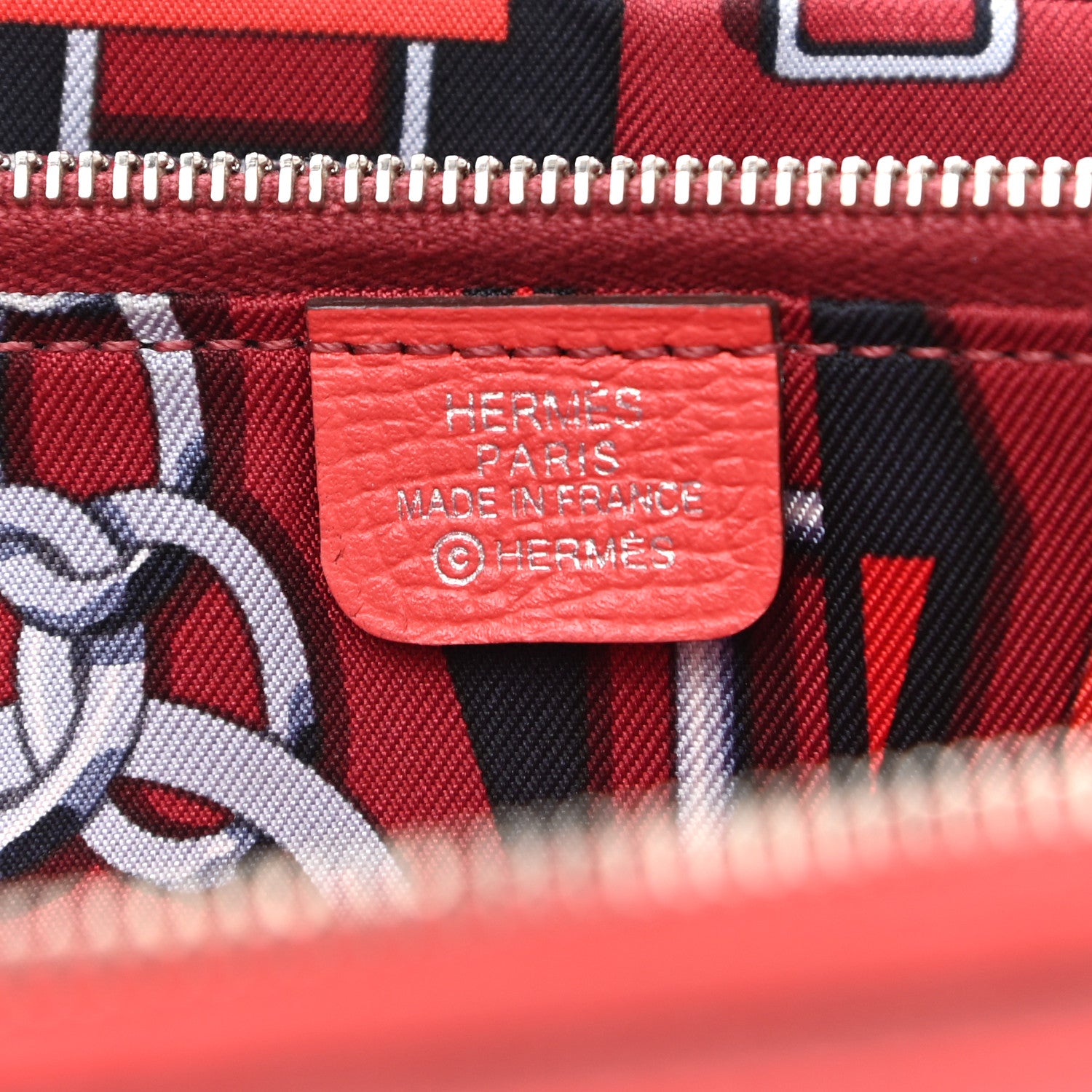 Hermes Epsom Silk'In Wallet Rose Jaipur 6 of 10