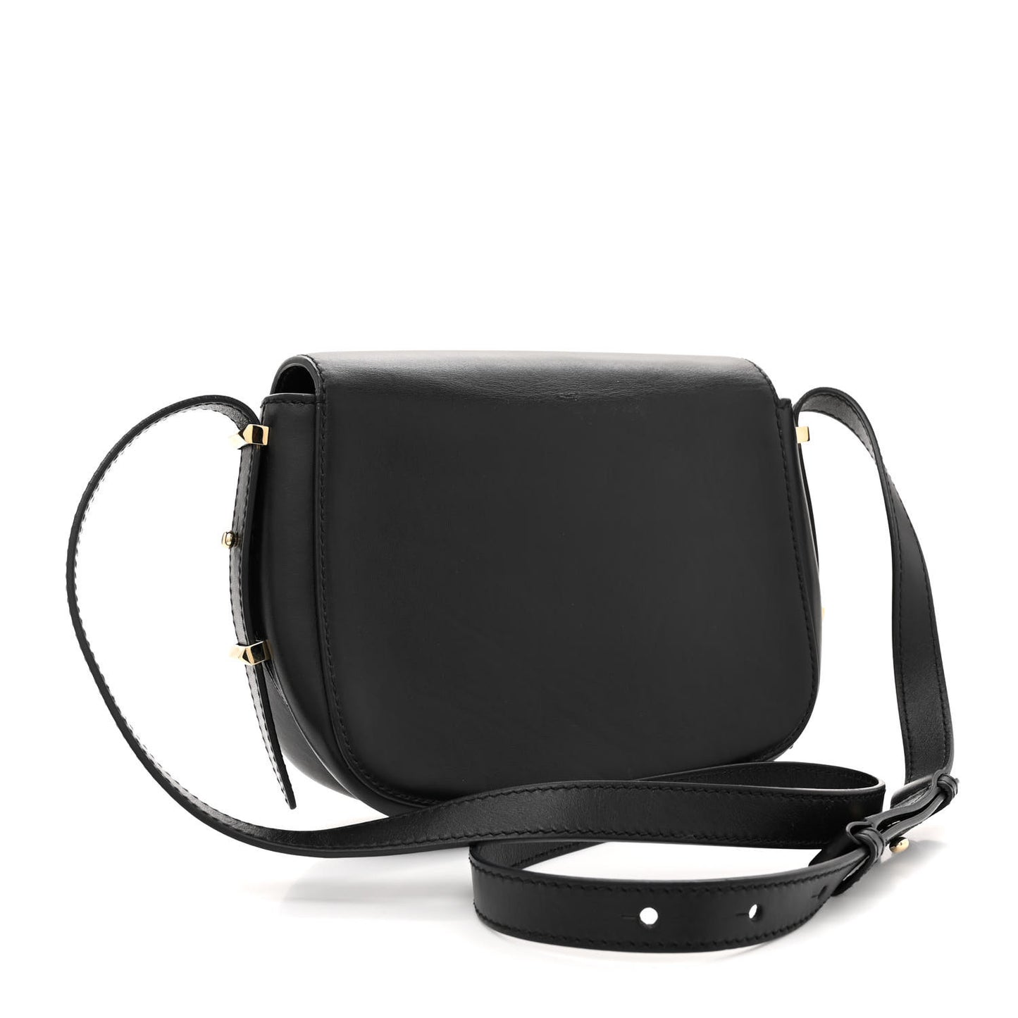 Calfskin Varenne Shoulder Bag Small Black