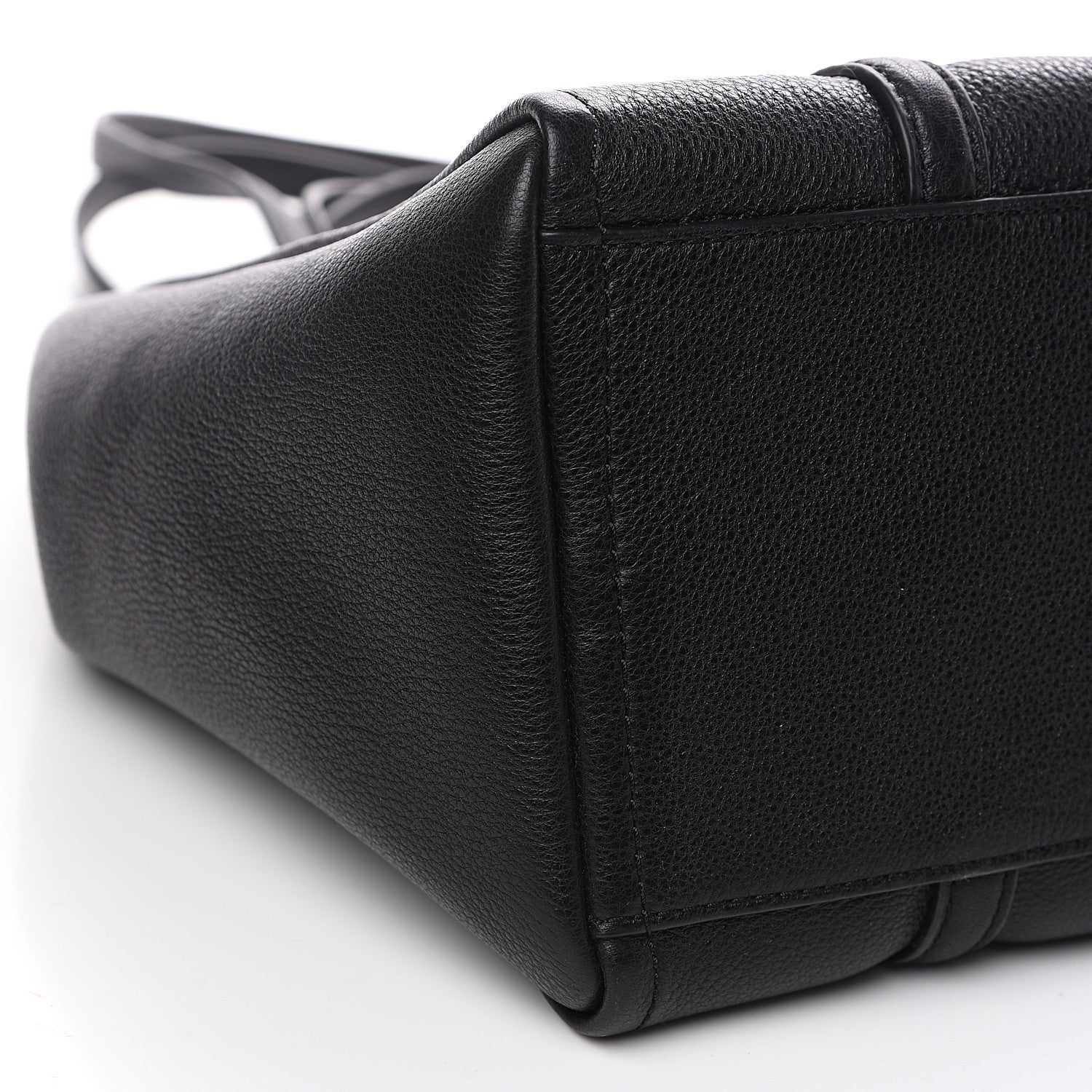 Marc Jacobs Grained Calfskin The Tag Tote Black 7 of 9