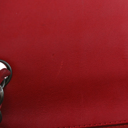 Chanel Lambskin Quilted Mini Square Flap Red 10 of 13