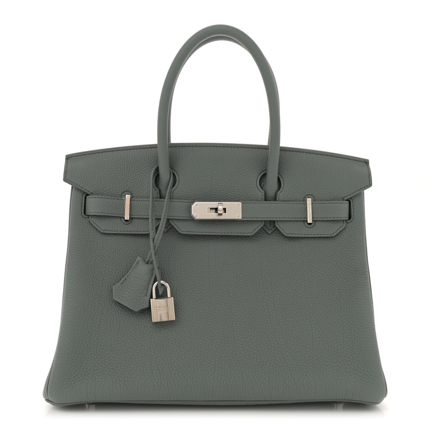 Hermes Togo Birkin 30 Vert Amande 1 of 11
