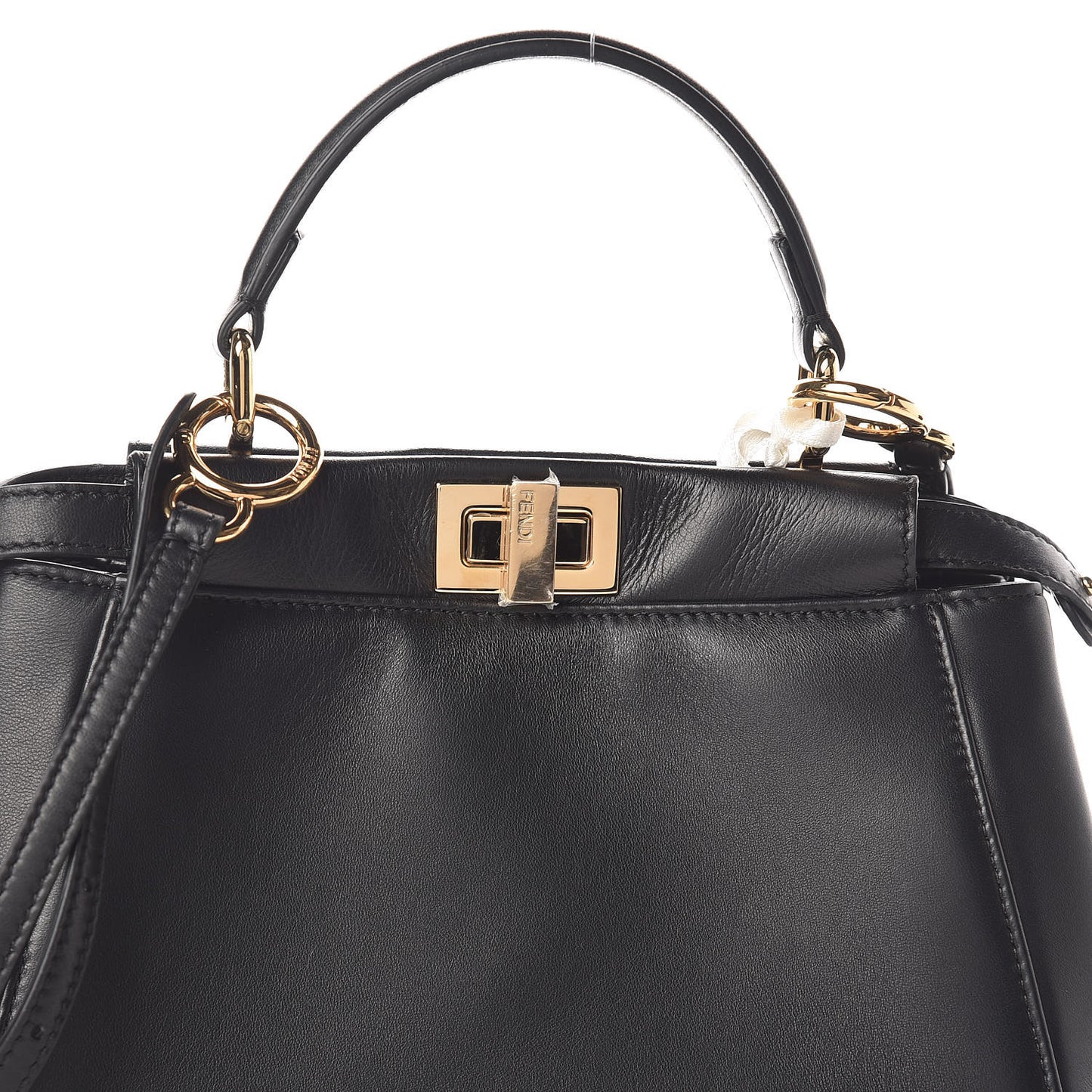 Nappa Mini Peekaboo Iconic Satchel Black