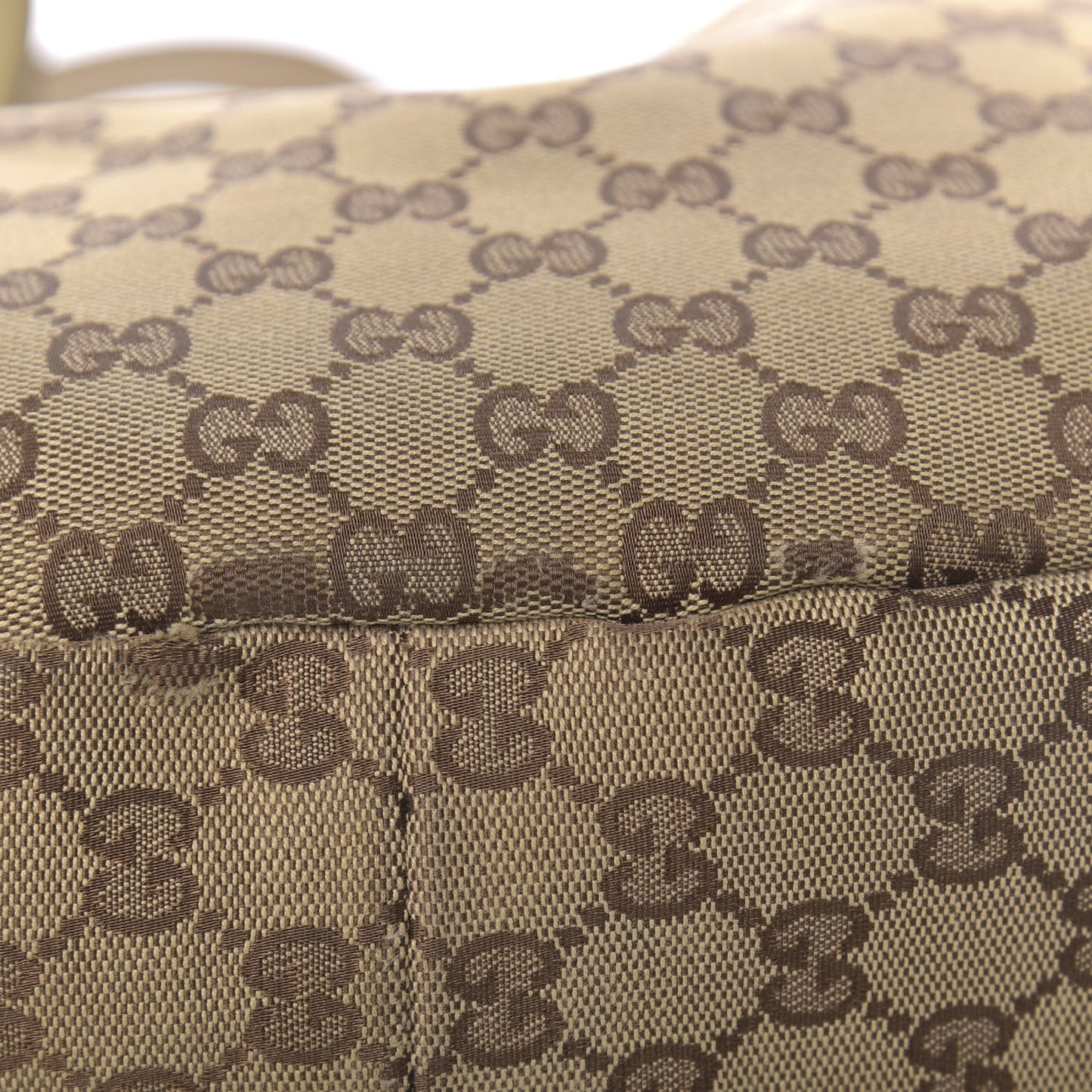 Monogram Medium Abbey Shoulder Bag Off White