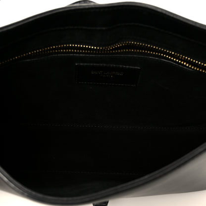 Saint Laurent Smooth Calfskin Le 5 A 7 Hobo Black 5 of 10