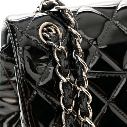Chanel Patent Quilted Jumbo Double Flap Black 13 of 14