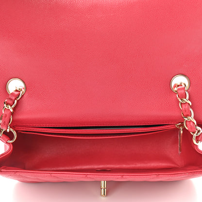 Chanel Caviar Quilted Mini Rectangular Flap Dark Pink 5 of 9