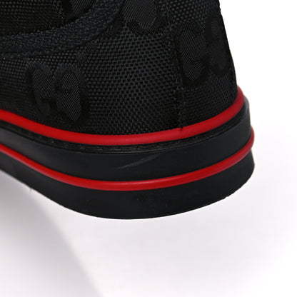 Gucci Econyl Nylon Web Monogram Off The Grid Womens 1977 Tennis High Top Sneakers 39.5 Black 10 of 15
