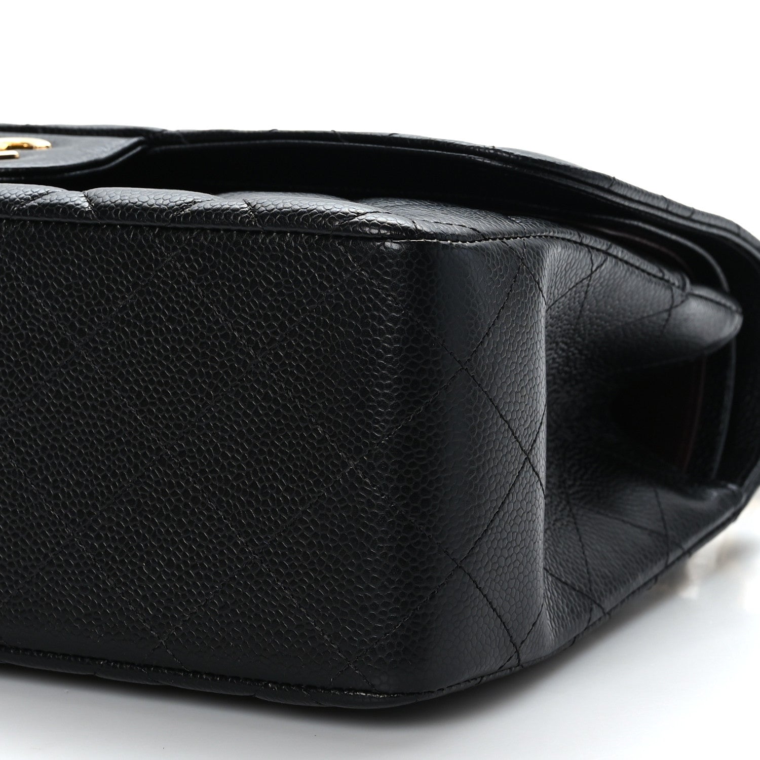 Chanel Caviar Quilted Jumbo Double Flap Black 9 of 9