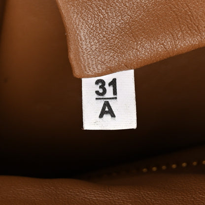 Prada Soft Calfskin Large Aimee Shoulder Bag Caramel 7 of 12